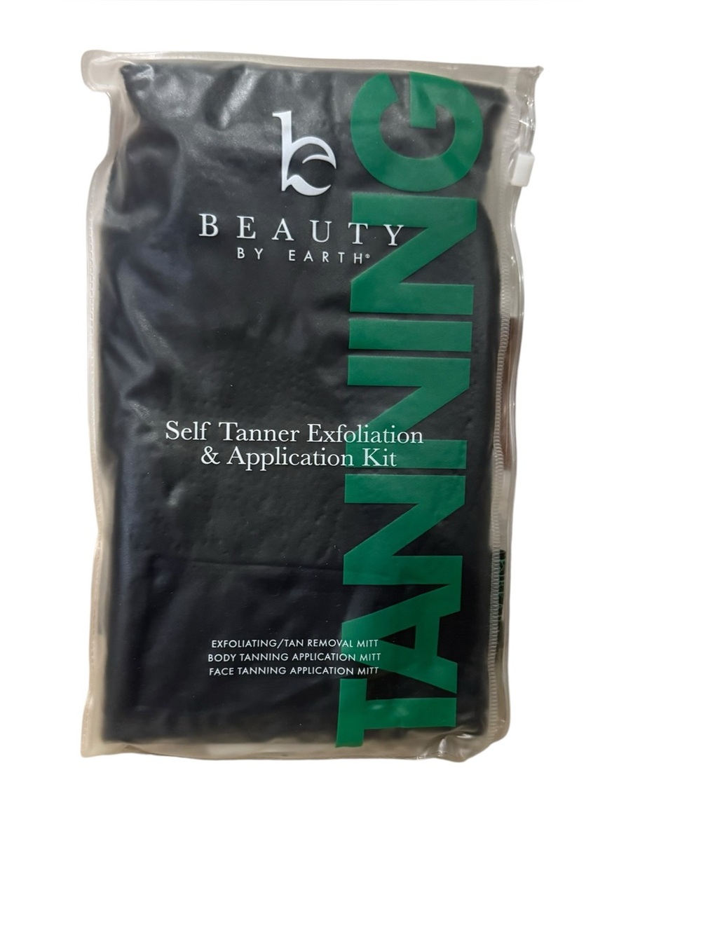 Beauty by Earth Self Tanner Kit Lotion Face and 3 Mitt Set NEW Fair to Medium - Picture 5 of 7